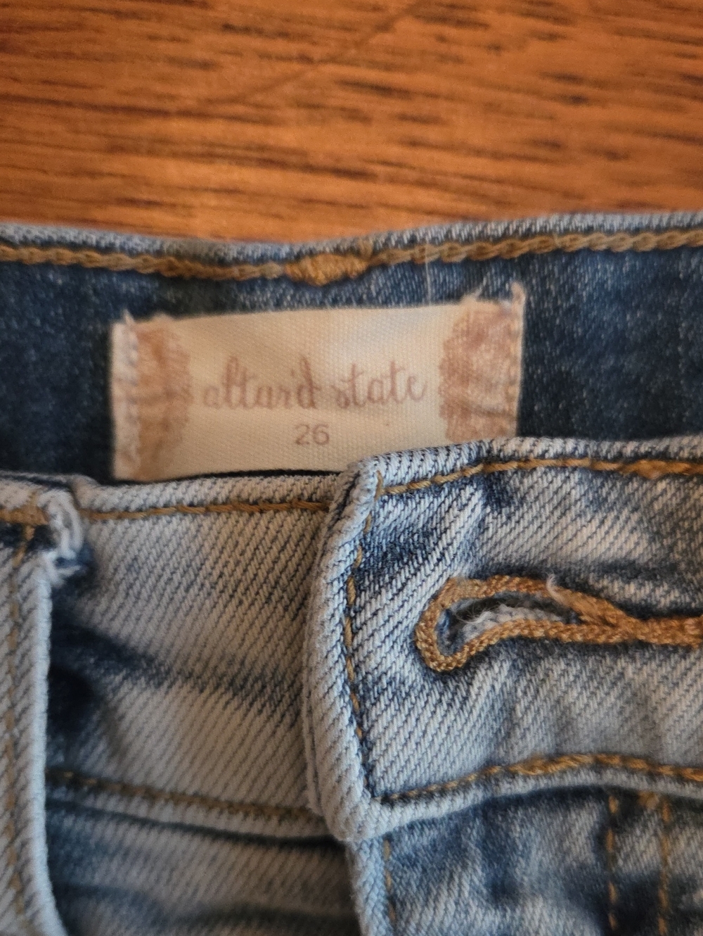 Altar'd State Light Blue High-Rise Women's Jeans